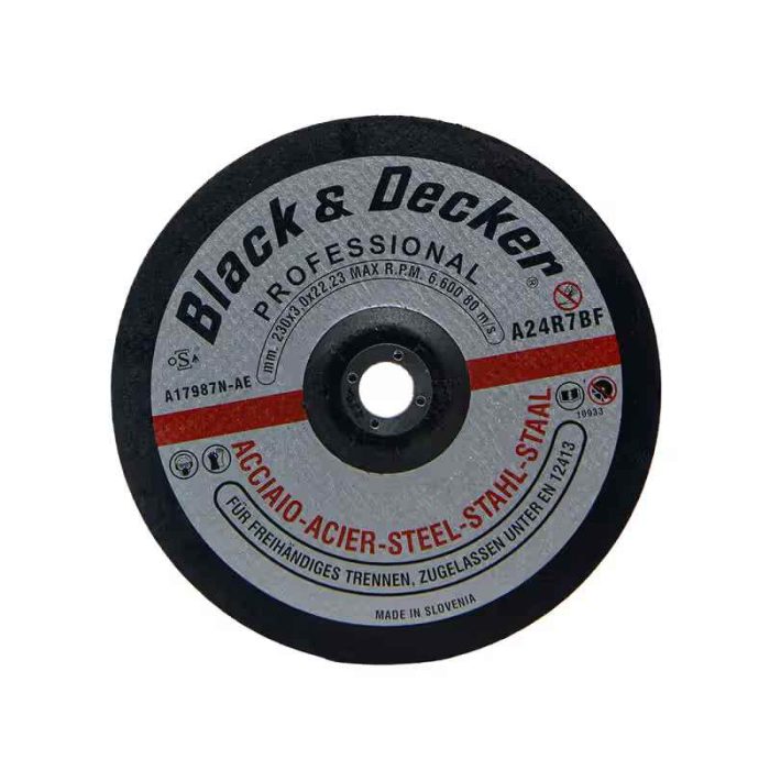 BLACK & DECKOR CUTTING DISC A-17987 9" 230X3,0X22,23