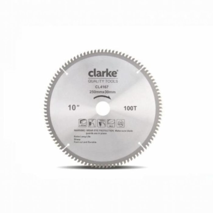 CLARKE Aluminium Cutting Blade 10" × 100T CSB10X100CL