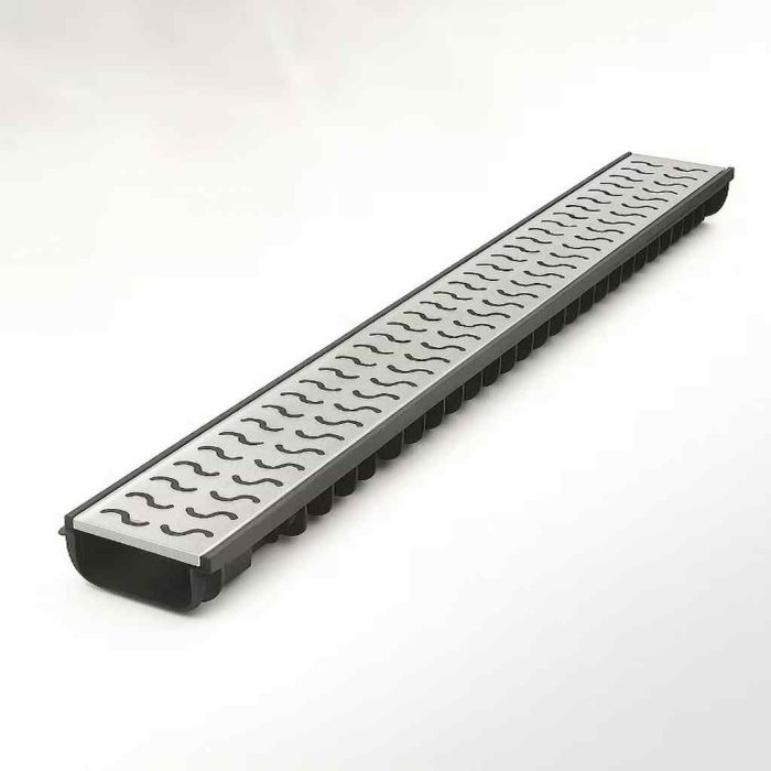 DAKOTA Stainless Steel Drainage Grating Wave 1000×100mm