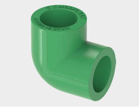 EMIRPLAST PPR 90° Elbow F/F Green