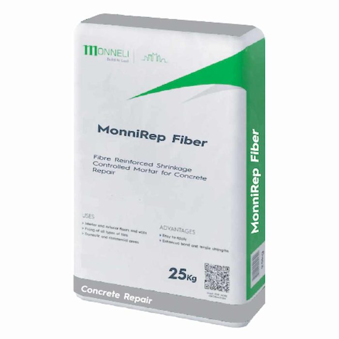 MONNELI MonniRep Fiber - Concrete Repair Mortar (25kg)