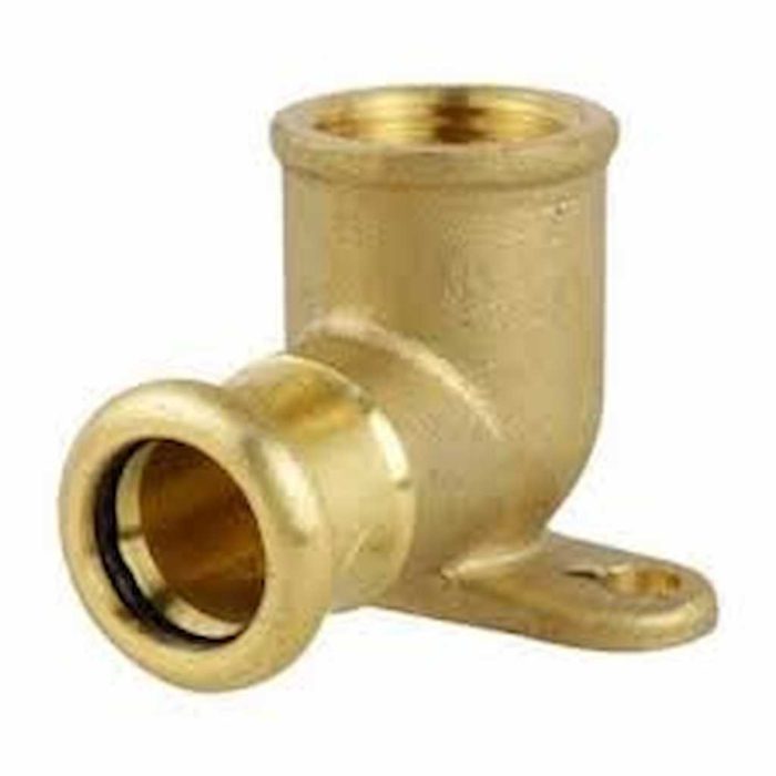RKC COPPER WALL PLATE ELBOW 15MM