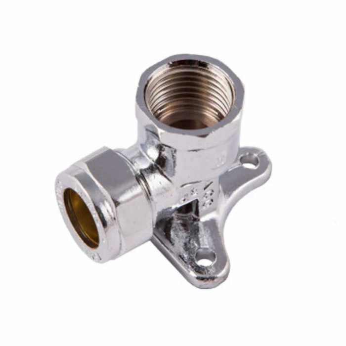 RKC CP WALL PLATE ELBOW 15MM